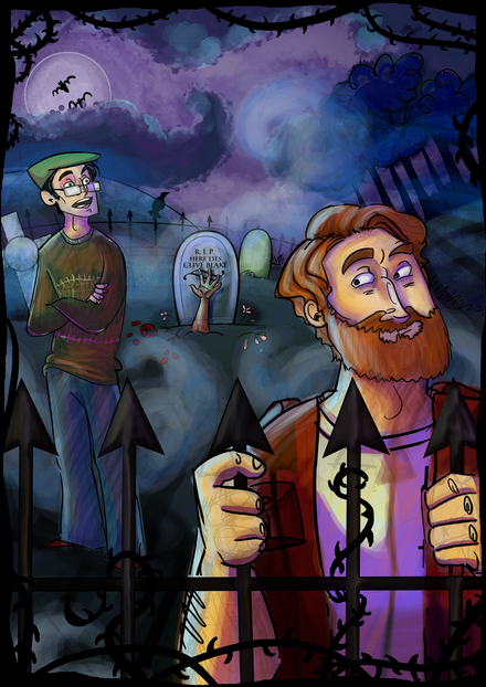 Illustration: Charlie Allen, Clive Blake (deceased) and Matt Wilder